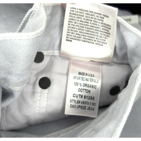 Agolde Dax Upsized Jean In Popsicle Women's Size 23 Pale Lavender Light Wash NWT - Picture 14 of 16